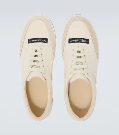 Dolce & Gabbana Suede-trimmed sneakers | Thumbnail 2 Dolce & Gabbana Suede-trimmed sneakers | Thumbnail 2