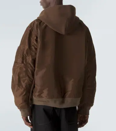 Sacai Cotton-blend and twill hoodie | Thumbnail 5 Sacai Cotton-blend and twill hoodie | Thumbnail 5