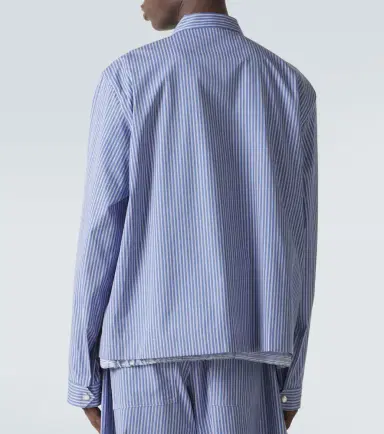 Sacai Striped cotton poplin blouson jacket | Thumbnail 2 Sacai Striped cotton poplin blouson jacket | Thumbnail 2