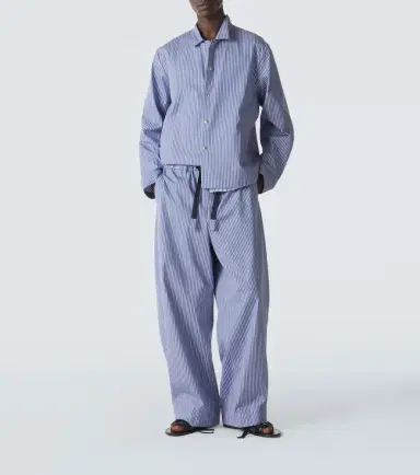 Sacai Striped cotton poplin blouson jacket | Thumbnail 3 Sacai Striped cotton poplin blouson jacket | Thumbnail 3