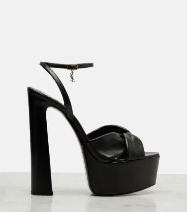 Saint Laurent Franciane 105 leather platform sandals | Thumbnail 2 Saint Laurent Franciane 105 leather platform sandals | Thumbnail 2