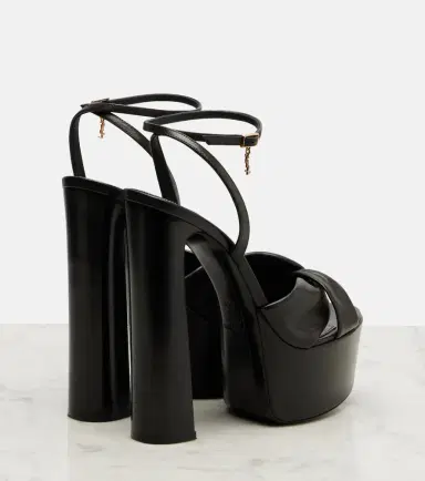 Saint Laurent Franciane 105 leather platform sandals | Thumbnail 3 Saint Laurent Franciane 105 leather platform sandals | Thumbnail 3