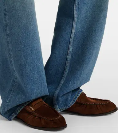 Saint Laurent Le Loafer suede penny loafers | Thumbnail 5 Saint Laurent Le Loafer suede penny loafers | Thumbnail 5