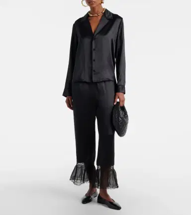 Saint Laurent Sao leather ballet flats | Thumbnail 6 Saint Laurent Sao leather ballet flats | Thumbnail 6