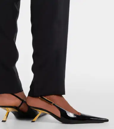 Saint Laurent Lee patent leather slingback pumps | Thumbnail 6 Saint Laurent Lee patent leather slingback pumps | Thumbnail 6