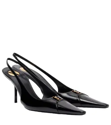 Saint Laurent Babylone Breteuil 75 slingback pumps | Thumbnail 1 Saint Laurent Babylone Breteuil 75 slingback pumps | Thumbnail 1