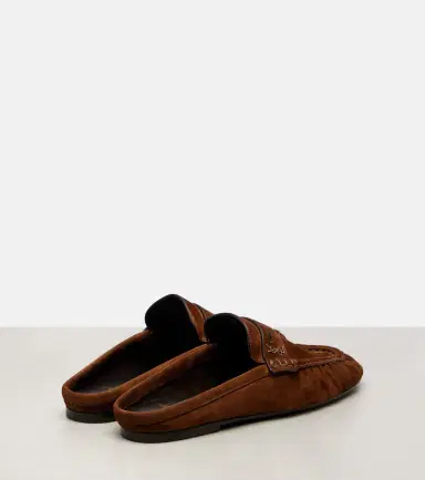 Saint Laurent Le Loafer suede mules | Thumbnail 3 Saint Laurent Le Loafer suede mules | Thumbnail 3