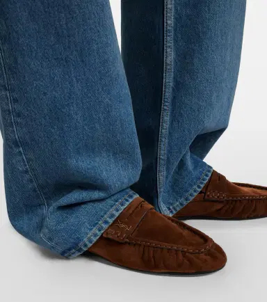 Saint Laurent Le Loafer suede mules | Thumbnail 5 Saint Laurent Le Loafer suede mules | Thumbnail 5