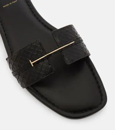 Tom Ford Julianne croc-effect leather slides | Thumbnail 3 Tom Ford Julianne croc-effect leather slides | Thumbnail 3