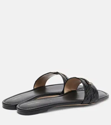 Tom Ford Julianne croc-effect leather slides | Thumbnail 4 Tom Ford Julianne croc-effect leather slides | Thumbnail 4