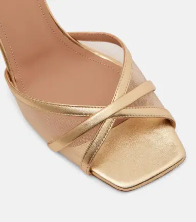 Malone Souliers Perla 70 leather and mesh mules | Thumbnail 4 Malone Souliers Perla 70 leather and mesh mules | Thumbnail 4