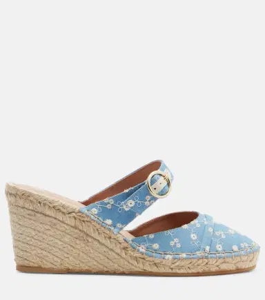 Malone Souliers Farah denim espadrille wedges | Thumbnail 4 Malone Souliers Farah denim espadrille wedges | Thumbnail 4