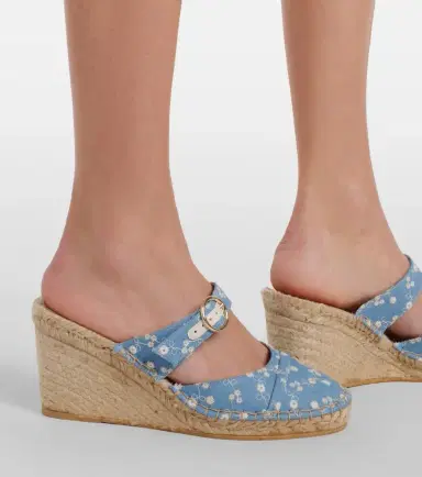 Malone Souliers Farah denim espadrille wedges | Thumbnail 5 Malone Souliers Farah denim espadrille wedges | Thumbnail 5