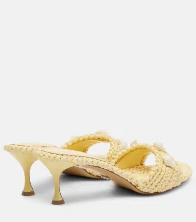 Mach & Mach Embellished crochet mules | Thumbnail 3 Mach & Mach Embellished crochet mules | Thumbnail 3