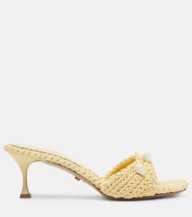 Mach & Mach Embellished crochet mules | Thumbnail 4 Mach & Mach Embellished crochet mules | Thumbnail 4