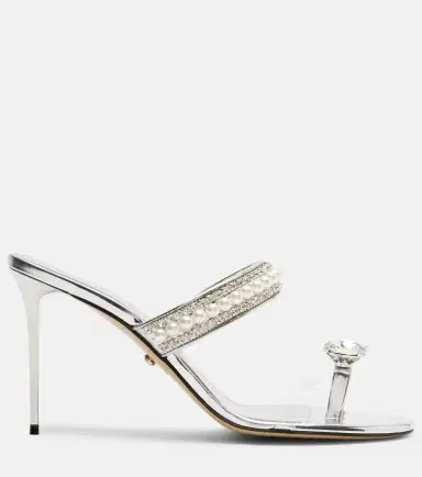 Mach & Mach Diamond Of Elizabeth 95 leather mules | Thumbnail 3 Mach & Mach Diamond Of Elizabeth 95 leather mules | Thumbnail 3
