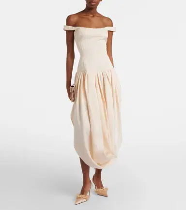 Mach & Mach Floating Pearls 85 satin slingback pumps | Thumbnail 5 Mach & Mach Floating Pearls 85 satin slingback pumps | Thumbnail 5