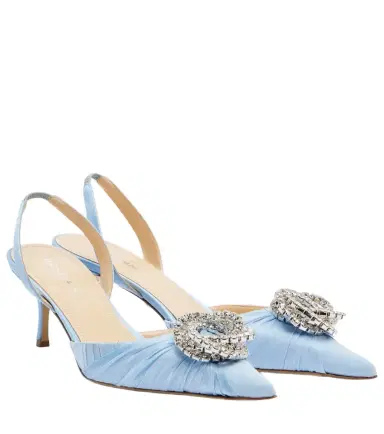 Mach & Mach Galaxy embellished organza slingback pumps | Thumbnail 1 Mach & Mach Galaxy embellished organza slingback pumps | Thumbnail 1