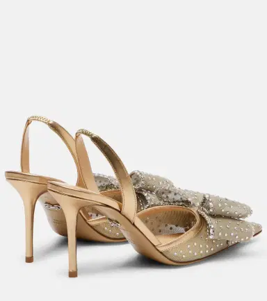 Mach & Mach Le Cadeau 85 mesh slingback pumps | Thumbnail 4 Mach & Mach Le Cadeau 85 mesh slingback pumps | Thumbnail 4