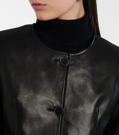 Nour Hammour Maud leather jacket | Thumbnail 2 Nour Hammour Maud leather jacket | Thumbnail 2