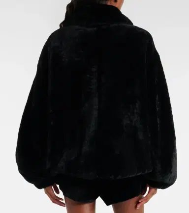 Nour Hammour Plush shearling jacket | Thumbnail 4 Nour Hammour Plush shearling jacket | Thumbnail 4