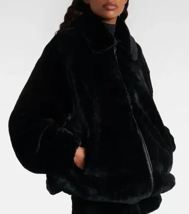 Nour Hammour Plush shearling jacket | Thumbnail 5 Nour Hammour Plush shearling jacket | Thumbnail 5