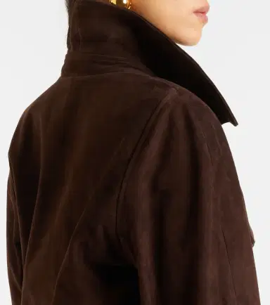Nour Hammour Hatti cropped suede jacket | Thumbnail 5 Nour Hammour Hatti cropped suede jacket | Thumbnail 5