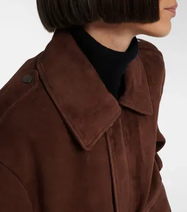 Nour Hammour Drey suede field jacket | Thumbnail 4 Nour Hammour Drey suede field jacket | Thumbnail 4