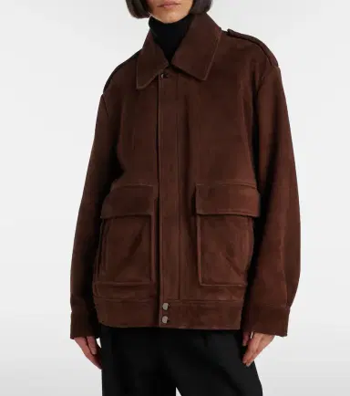 Nour Hammour Drey suede field jacket | Thumbnail 5 Nour Hammour Drey suede field jacket | Thumbnail 5
