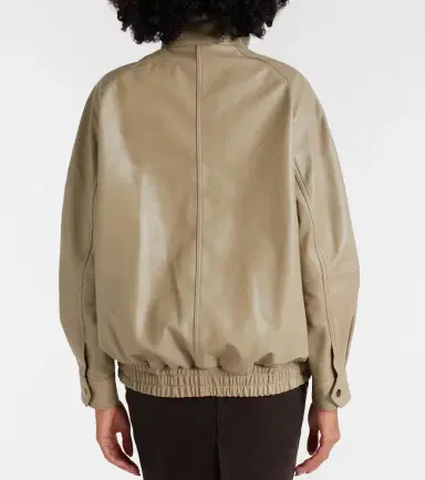 Nour Hammour Ariste leather bomber jacket | Thumbnail 4 Nour Hammour Ariste leather bomber jacket | Thumbnail 4