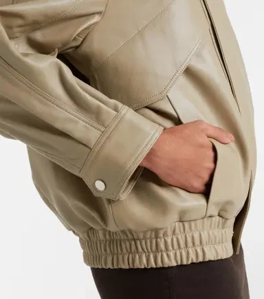 Nour Hammour Ariste leather bomber jacket | Thumbnail 5 Nour Hammour Ariste leather bomber jacket | Thumbnail 5