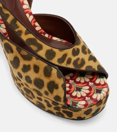 Etro 120 leopard-print canvas platform sandals | Thumbnail 4 Etro 120 leopard-print canvas platform sandals | Thumbnail 4