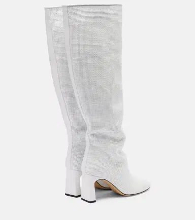 Souliers Martinez Roberta woven leather knee-high boots | Thumbnail 2 Souliers Martinez Roberta woven leather knee-high boots | Thumbnail 2