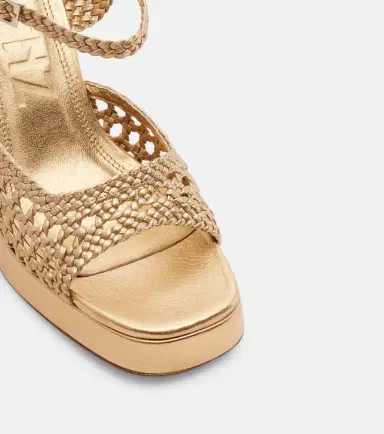 Souliers Martinez Cheyenne metallic leather sandals | Thumbnail 4 Souliers Martinez Cheyenne metallic leather sandals | Thumbnail 4