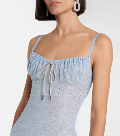 Area Crystal-embellished minidress | Thumbnail 3 Area Crystal-embellished minidress | Thumbnail 3