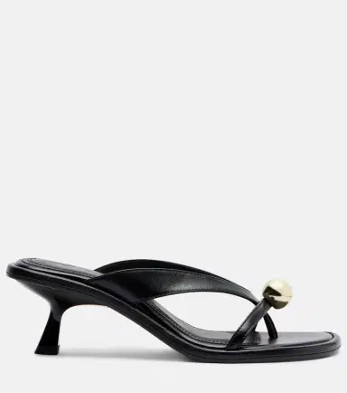 Souliers Martinez Estela leather thong sandals | Thumbnail 4 Souliers Martinez Estela leather thong sandals | Thumbnail 4