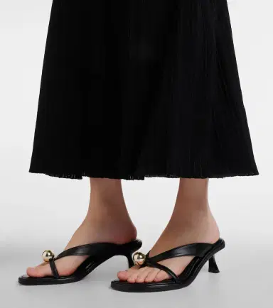 Souliers Martinez Estela leather thong sandals | Thumbnail 5 Souliers Martinez Estela leather thong sandals | Thumbnail 5