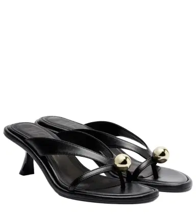 Souliers Martinez Estela leather thong sandals | Thumbnail 1 Souliers Martinez Estela leather thong sandals | Thumbnail 1