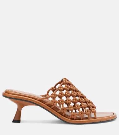 Souliers Martinez Mariza 60 leather mules | Thumbnail 3 Souliers Martinez Mariza 60 leather mules | Thumbnail 3