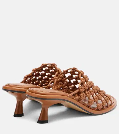 Souliers Martinez Mariza 60 leather mules | Thumbnail 4 Souliers Martinez Mariza 60 leather mules | Thumbnail 4