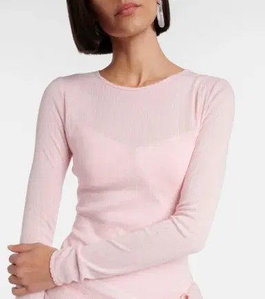 Area Pointelle sequined draped minidress | Thumbnail 5 Area Pointelle sequined draped minidress | Thumbnail 5