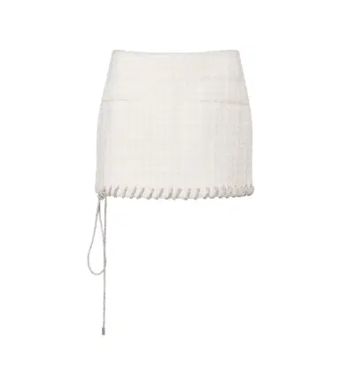 Area Embellished tweed miniskirt | Thumbnail 1 Area Embellished tweed miniskirt | Thumbnail 1