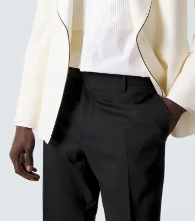 Lardini Wool tuxedo pants | Thumbnail 4 Lardini Wool tuxedo pants | Thumbnail 4