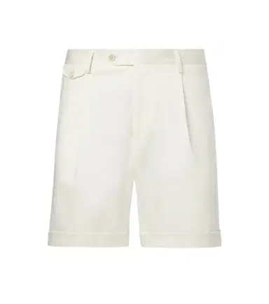 Lardini Pleated cotton-blend Bermuda shorts | Thumbnail 1 Lardini Pleated cotton-blend Bermuda shorts | Thumbnail 1