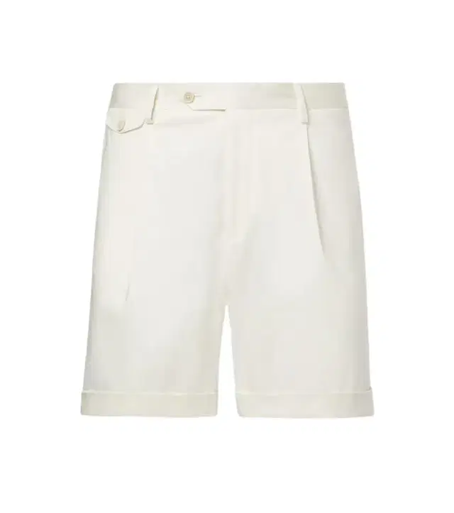 Pleated cotton-blend Bermuda shorts Pleated cotton-blend Bermuda shorts