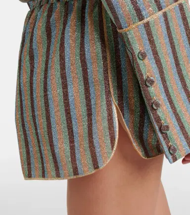 Oséree Oséree Lumière striped shorts | Thumbnail 5 Oséree Oséree Lumière striped shorts | Thumbnail 5