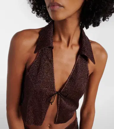 Oséree Oséree Lumière crop top | Thumbnail 5 Oséree Oséree Lumière crop top | Thumbnail 5