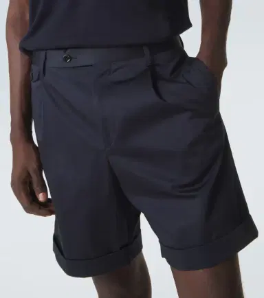 Lardini Pleated cotton-blend Bermuda shorts | Thumbnail 4 Lardini Pleated cotton-blend Bermuda shorts | Thumbnail 4