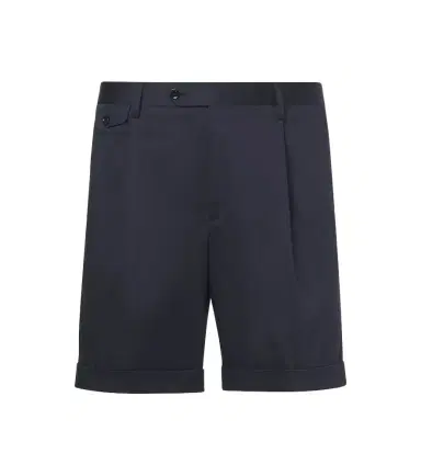 Lardini Pleated cotton-blend Bermuda shorts | Thumbnail 1 Lardini Pleated cotton-blend Bermuda shorts | Thumbnail 1
