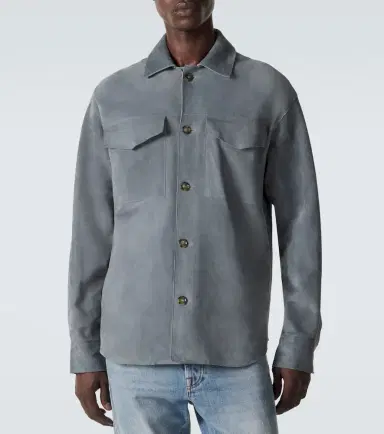 Lardini Suede overshirt | Thumbnail 3 Lardini Suede overshirt | Thumbnail 3